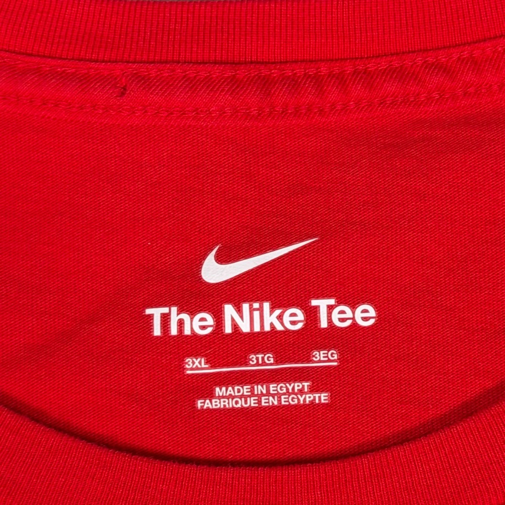 Nike Shirt Mens 3XL XXXL Red Court Heritage Tennis Graphic Tee Cotton Active - Picture 2 of 8